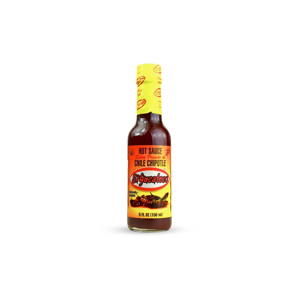 sauce piquante HOT SAUCE CHILE CHIPOLTE 150 ml ( piment chipotle fumé )