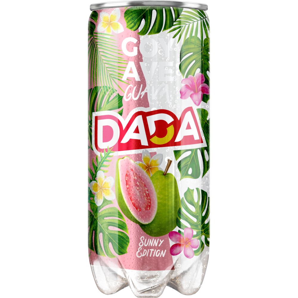 Canette plastique de boisson gazeuse  DADA  goyave 30 cl