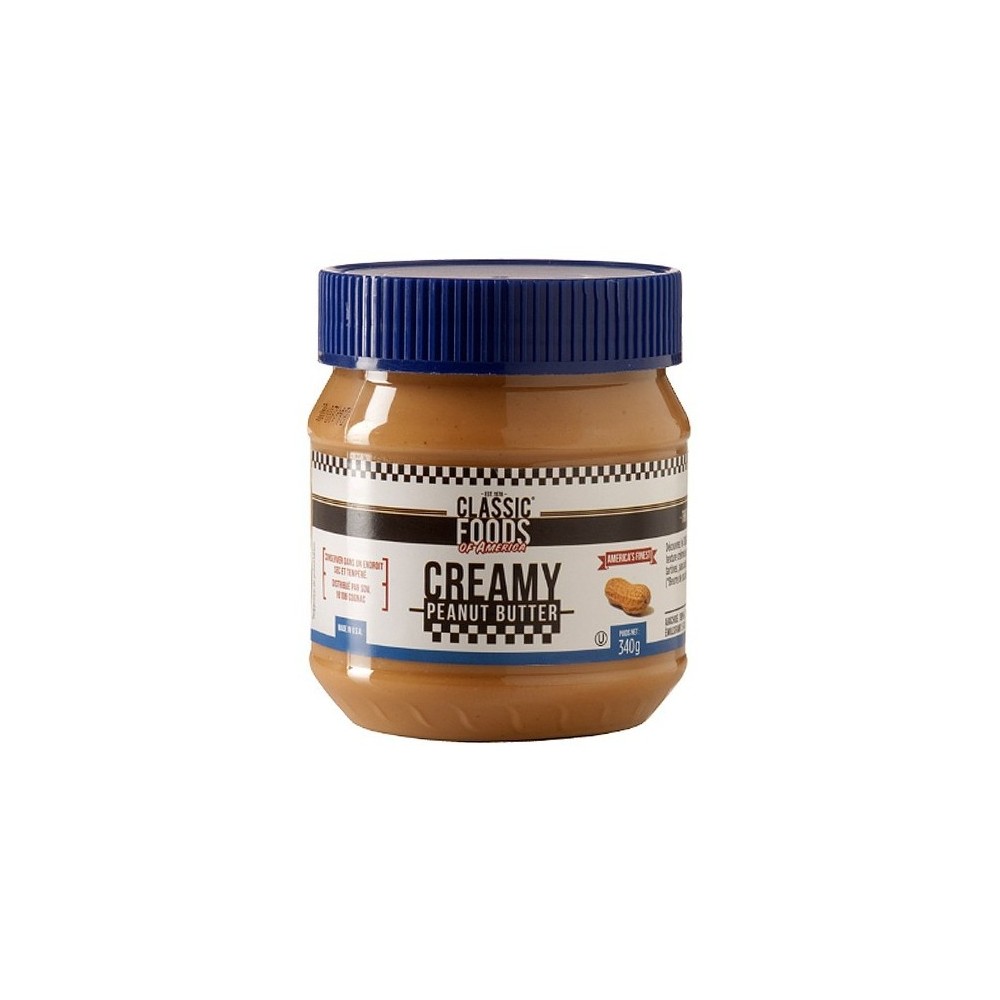 Creamy peanut butter 340 g - beurre de cacahuète crémeux classic foods