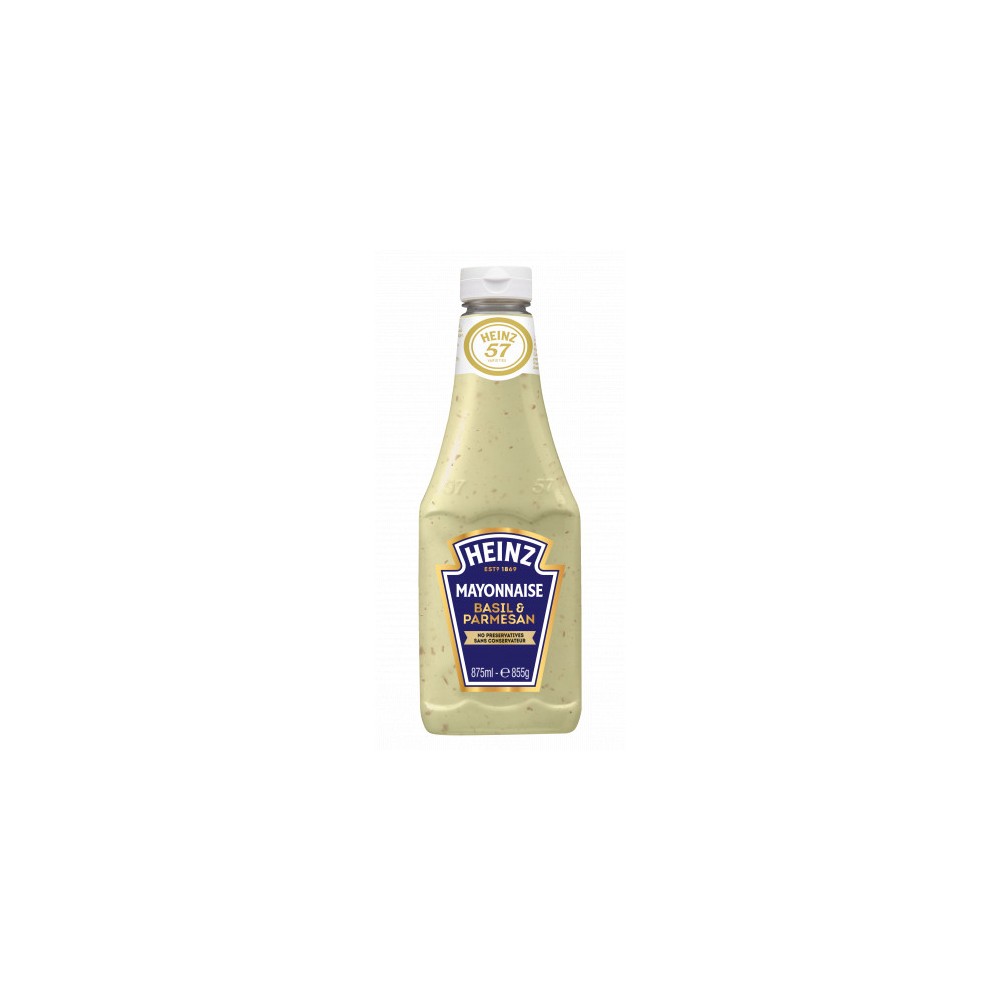 Mayonnaise Basilic et Parmesan 875 ml Heinz