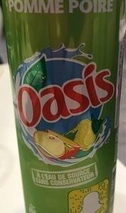 Oasis Pomme Poire 33cl (Pack de 24 — 1,63€/canette)