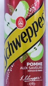 Schweppes Pomme 33cl (Pack de 24 — 1,50€/canette)
